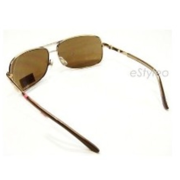 Betsey Johnson Aviator Sunglasses Shield Gold - Picture 4 of 6